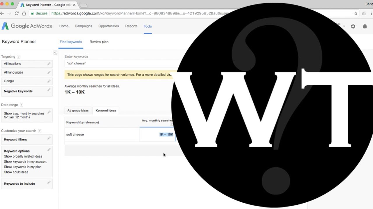 How to Sign Up For Google Adwords and Use the Keyword Planner for SEO - Updated 2018