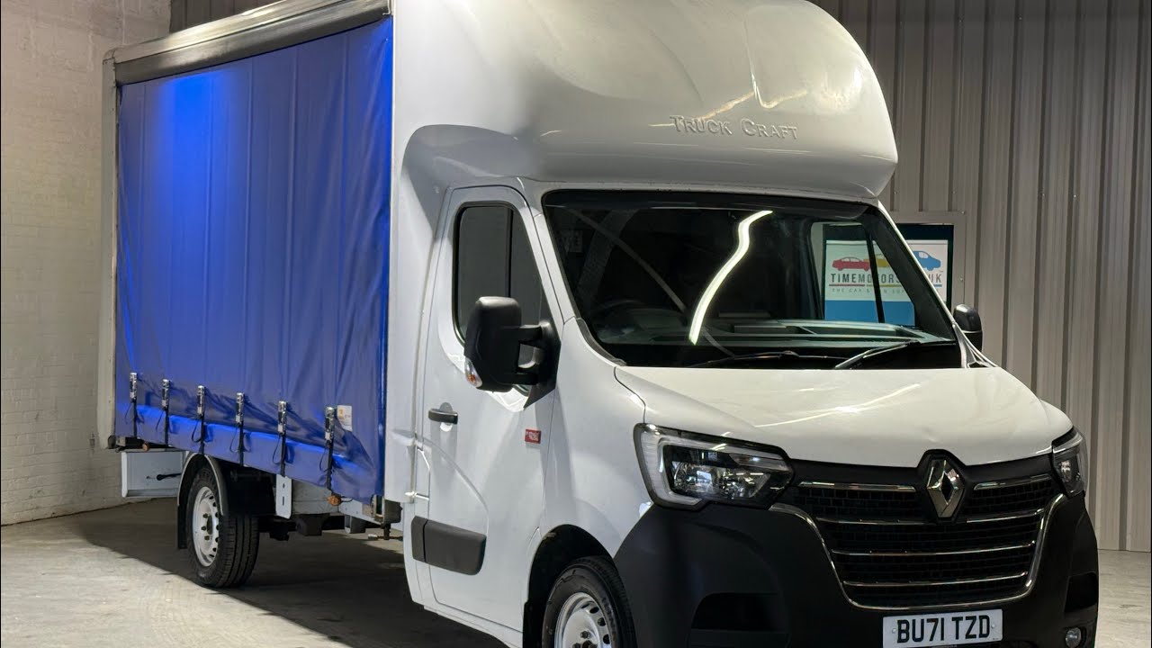 Renault Master Curtainside 2.3L Diesel Curtainside Citiloader Euro 6 - HD VIDEO APPRAISAL