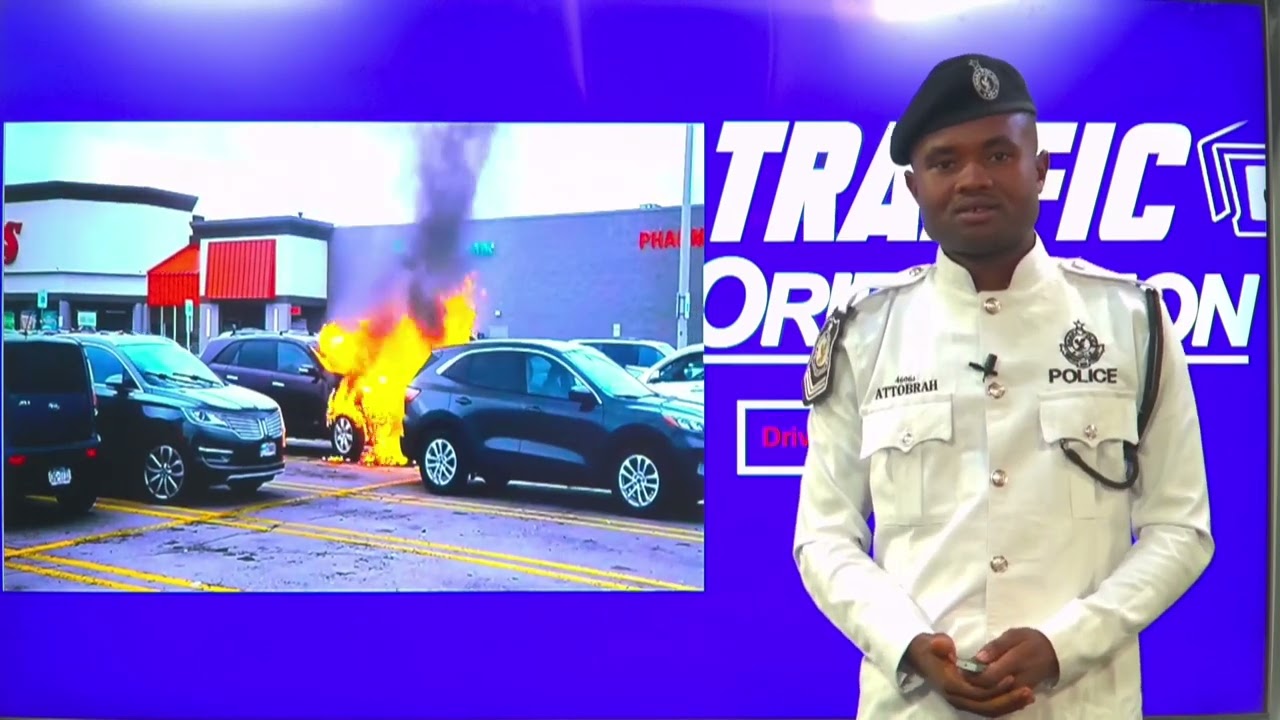 GH POLICE TV TRAFFIC ORIENTATION PROGRAMME TOPIC: VEHICLE FIRE EXTINGUISHER (TWI)