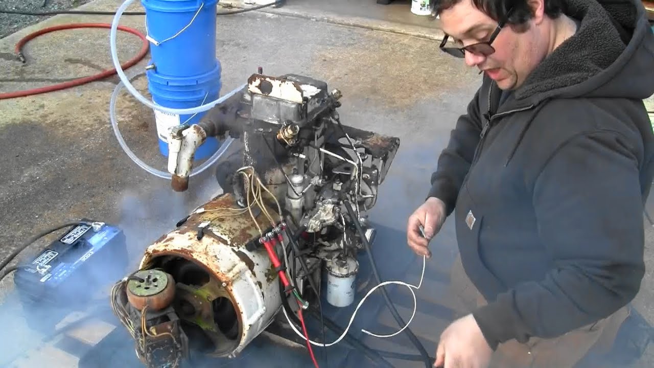 WILL IT GENERATE? Rusty + Crusty Onan Diesel MAGNECITER MDJE