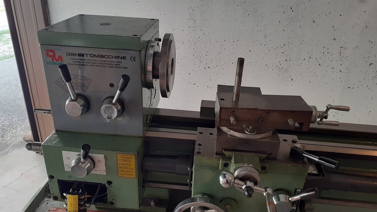 Smontaggio - Manutenzione Tornio Multitech 800 [ Lathe Disassembly ]