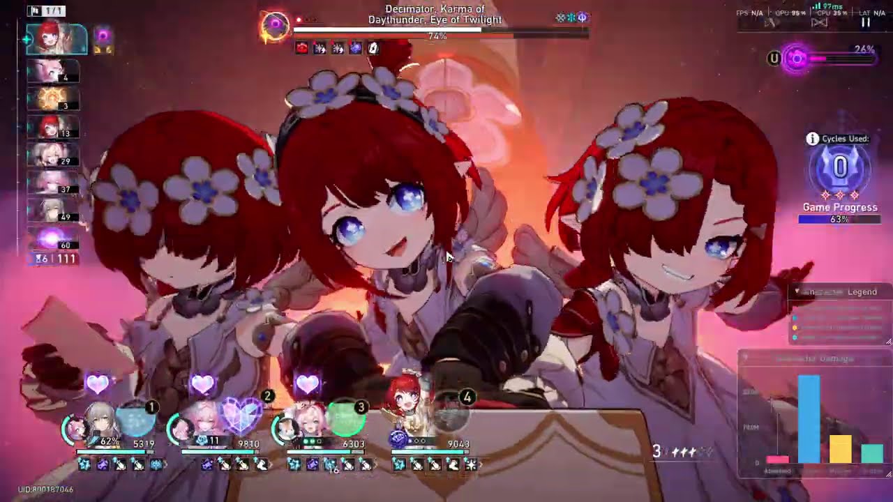 0cc King piece with e4 Dps Cyrene | 11 costs
