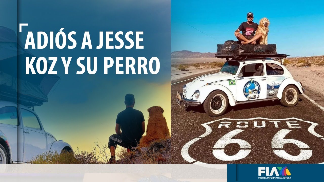 Influencer Jesse Koz muere junto a su perrito Shurastey en accidente automovilístico