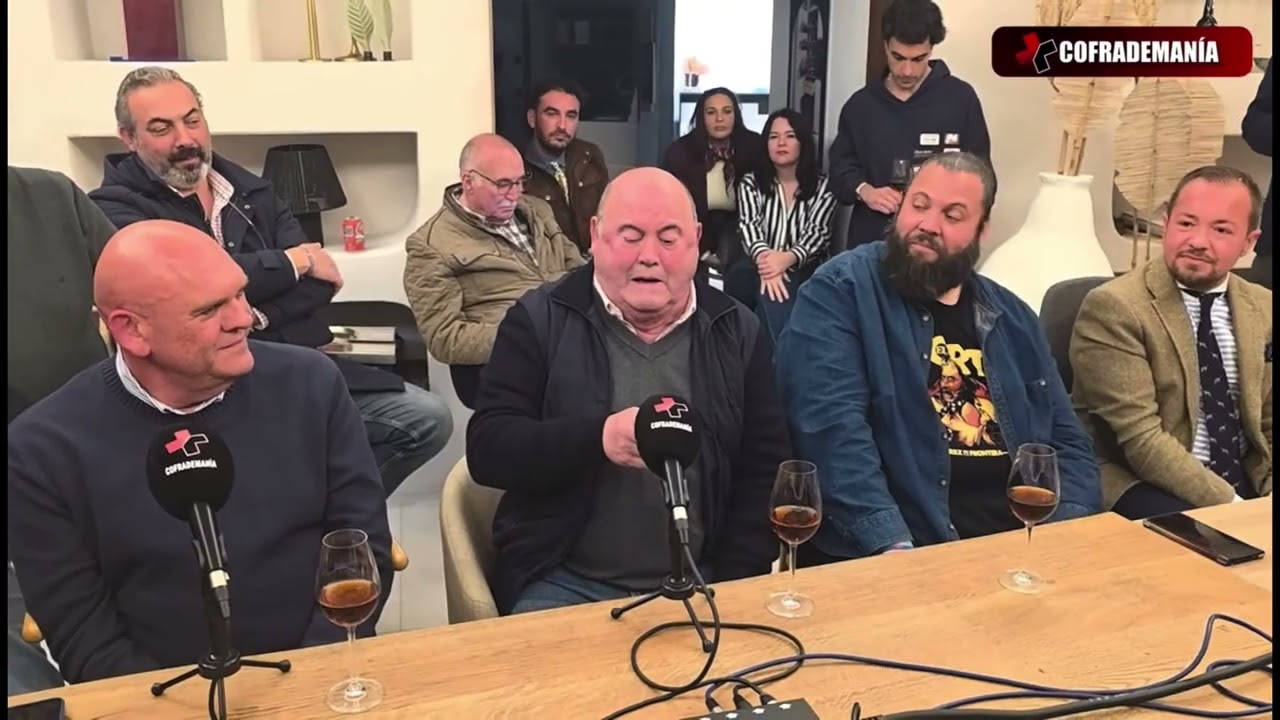 Un momento mágico, con Juan de la Bárbara. @cofrademania-jerez 