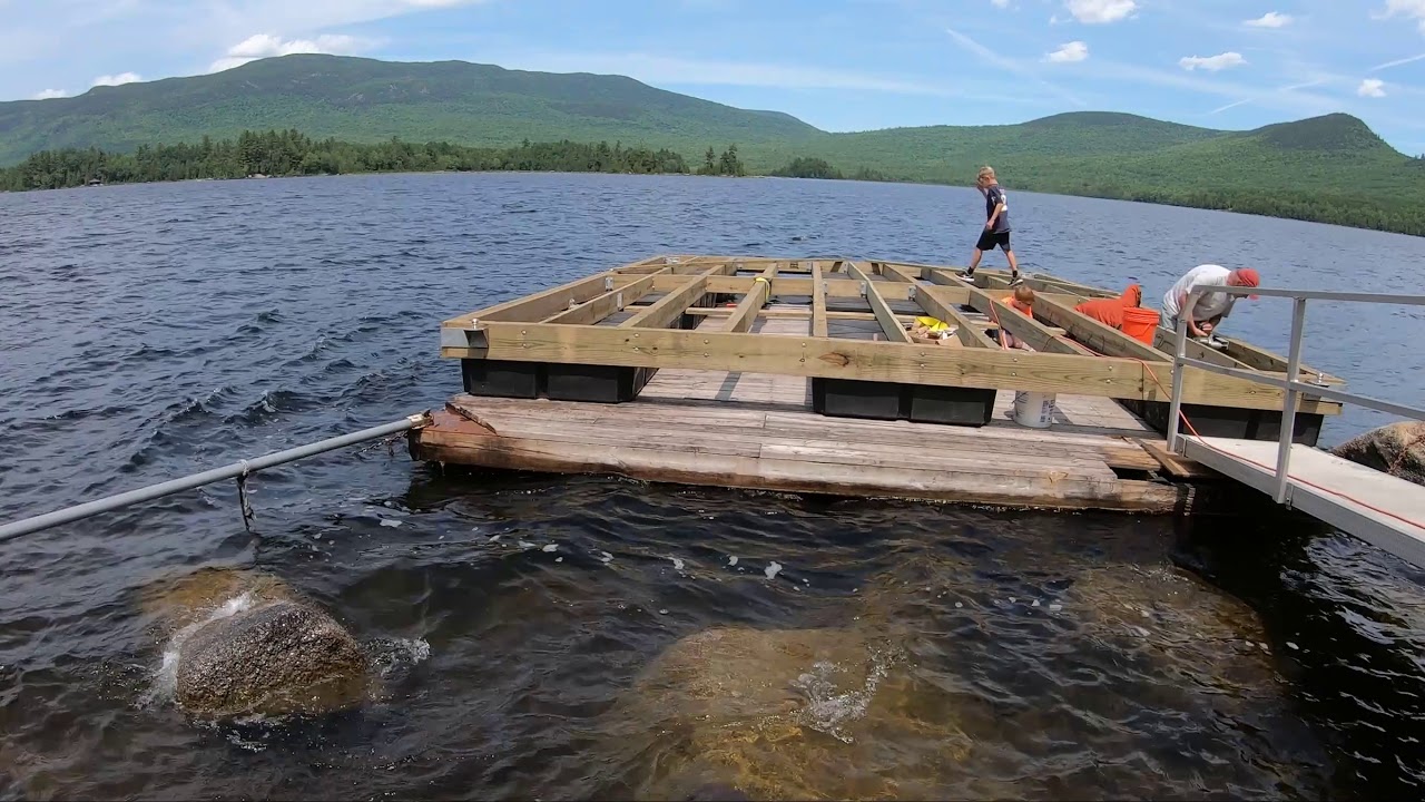 Extremely Large Floating Dock Build 2019