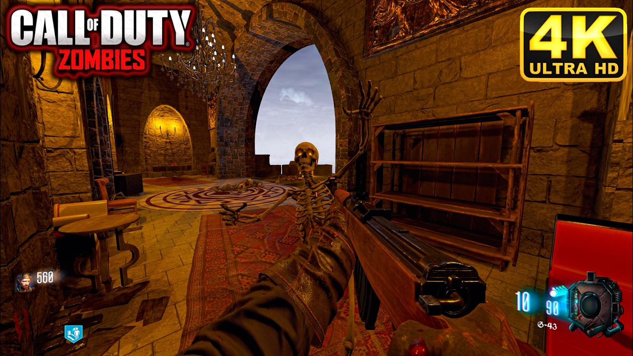 BLACK OPS 3 ZOMBIES: STORMGATE FORTRESS GAMEPLAY (NO COMMENTARY)