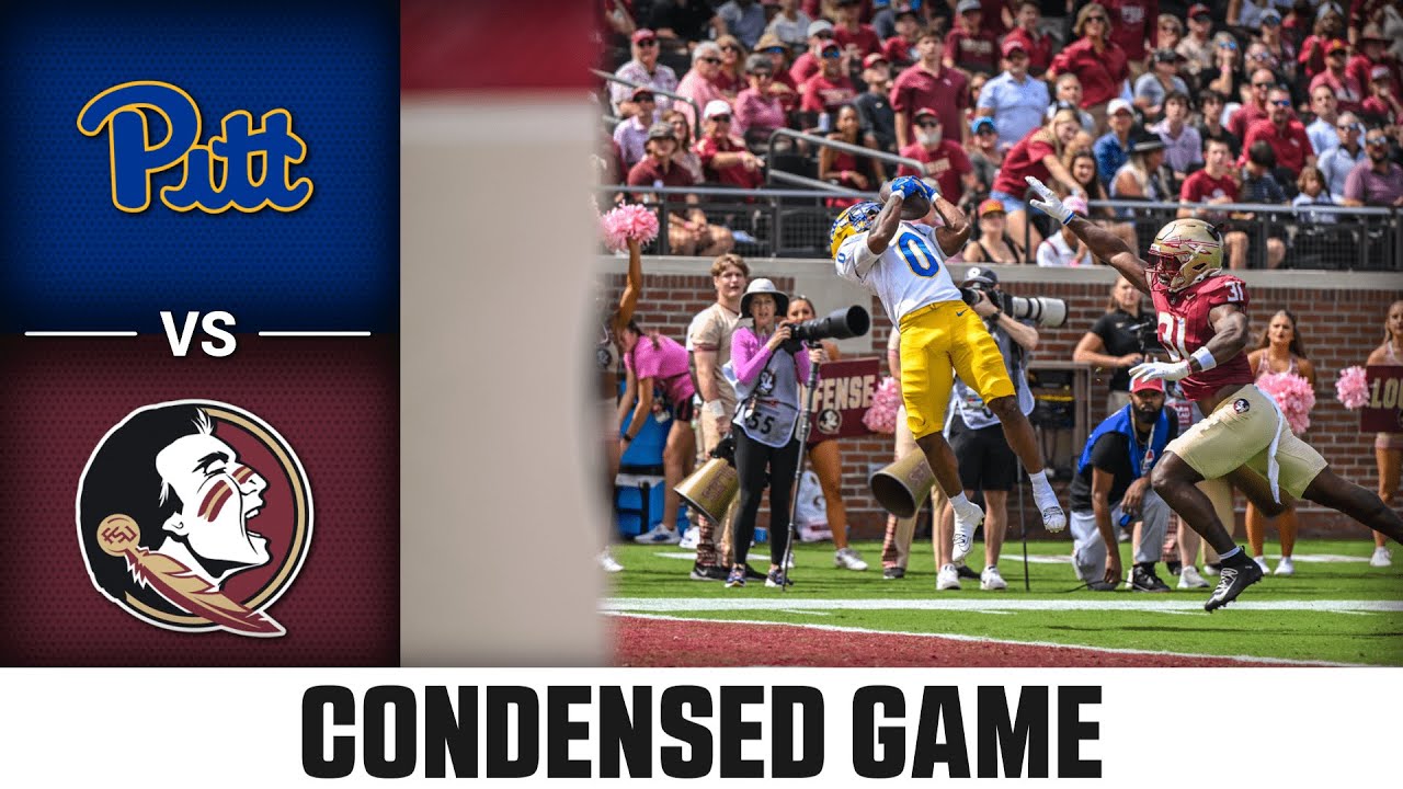 Pitt vs Florida State Condensed Game | 2025 ACC Football
