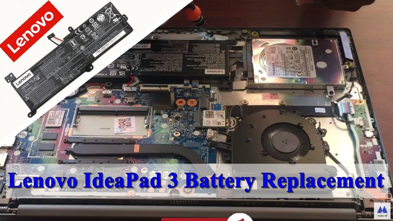 Lenovo IdeaPad 3 15IIL05 Battery Replacement | Disassembly
