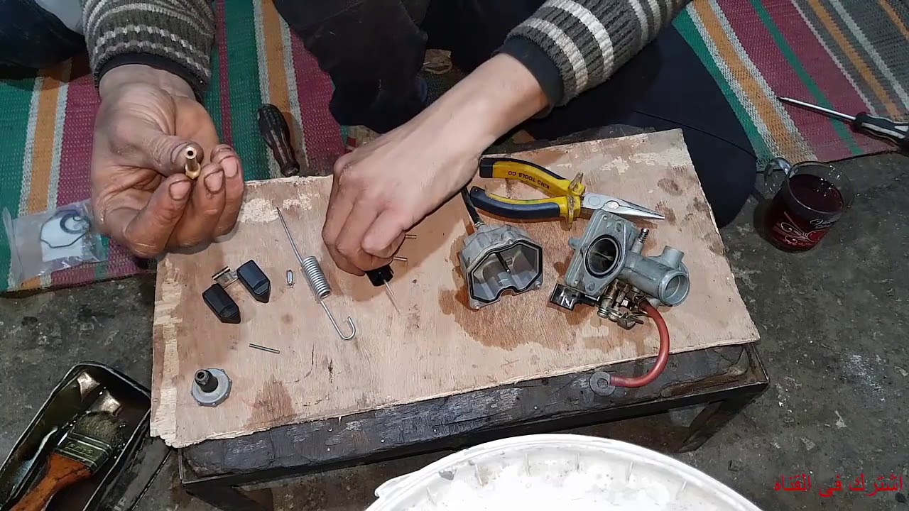 شرح كل قطعه فى الكربارتير مع تغير طقم اصلاح