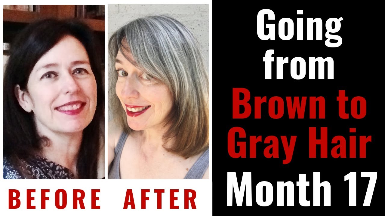 Go Gray Cold Turkey - 17 Month Gray Hair Transition Update