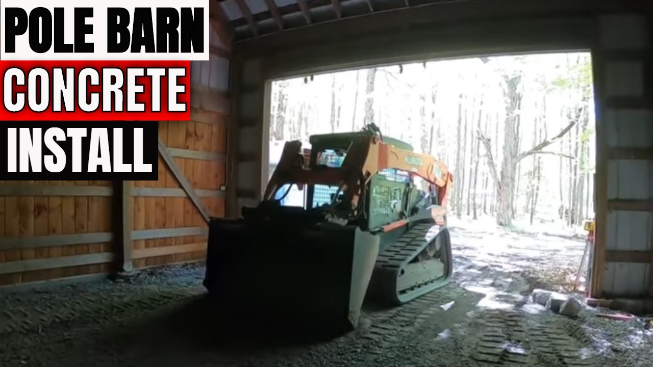Pole barn Concrete floor