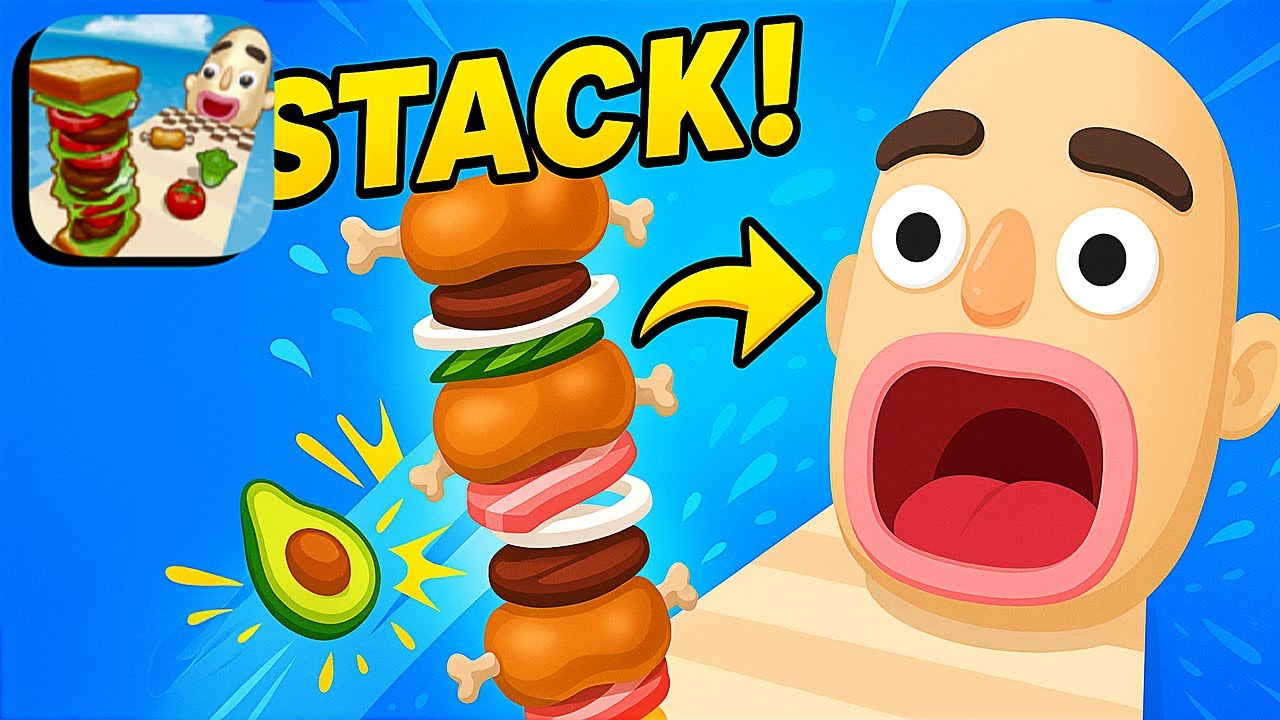 Sandwich Runner – Eat It All & Reach Max Levels! 🥪💨 | Android & iOS Gameplay