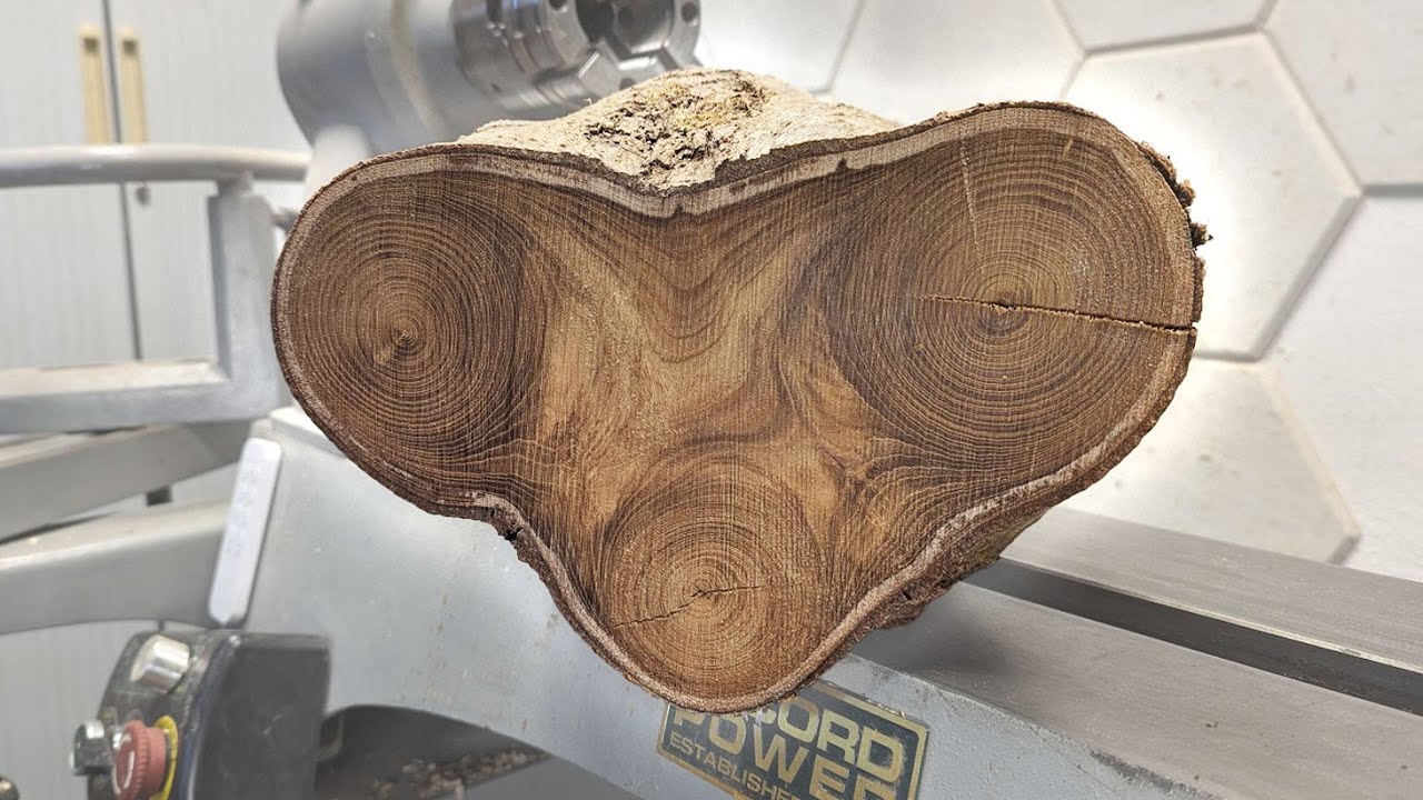 Release the BEAST! - Woodturning a Monster Vase from Laburnum Wood