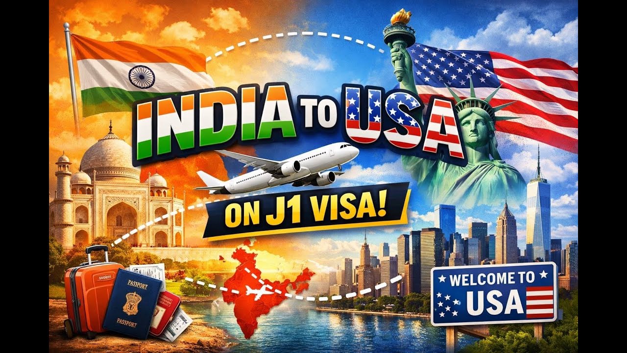 My Journey from INDIA to USA on a J1 Visa 🇮🇳➡️🇺🇸 