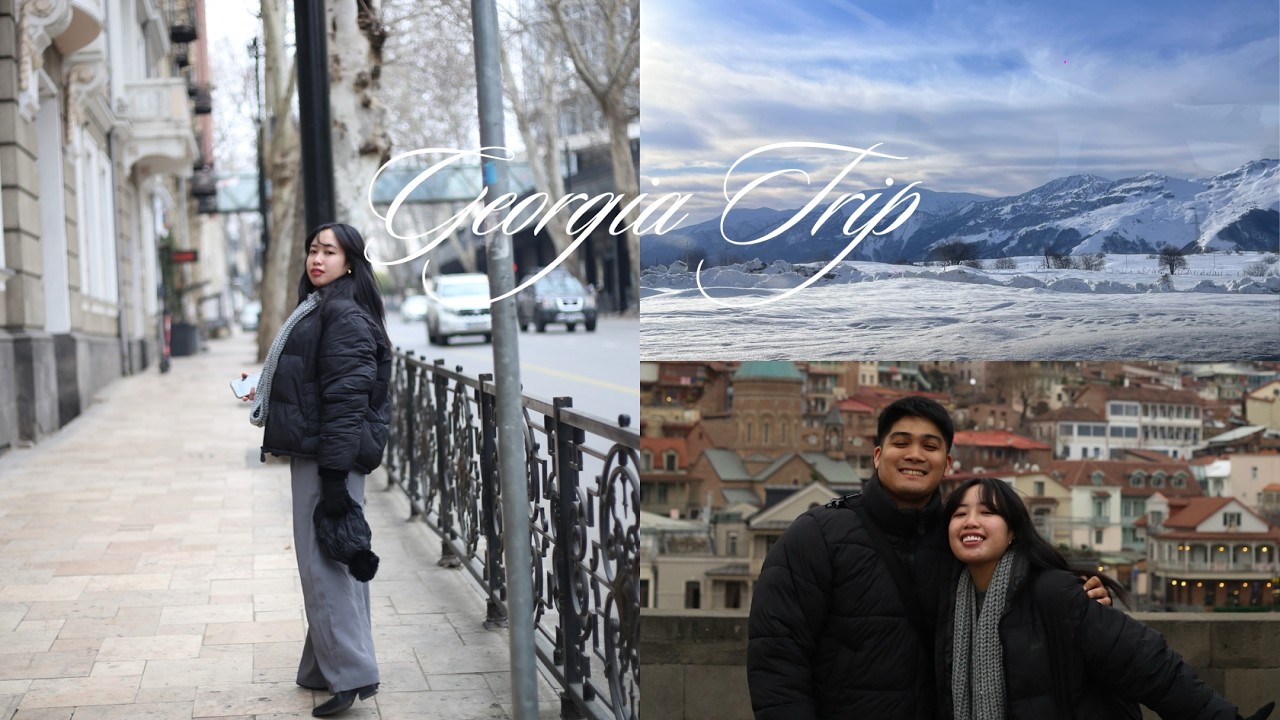 TRAVEL VLOG # 5: First Time in Georgia! (Ski Trip, Local Foods & Cozy Views) | Nic Banaynal