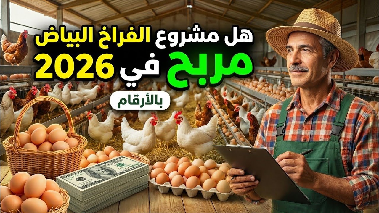 هل الدجاج البياض مربح في 2026؟ 💯