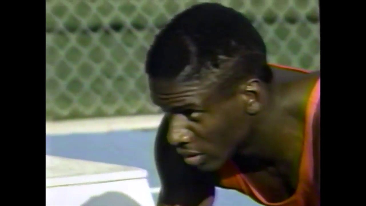 Dennis Mitchell - 200m Dash - 1989 NCAA Championships