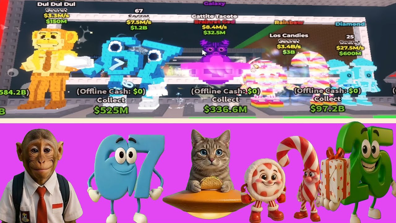 ALL NEW Roblox Steal a Brainrot Characters vs Italian Brainrot! #25