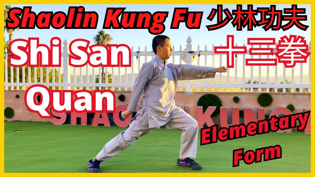 🔥 十三拳 · Shi San Quan (Form 1)👊 Demonstration 👊 Shaolin Kung Fu Elementary Form #少林功夫 #十三拳 #功夫教學 示範 🤜