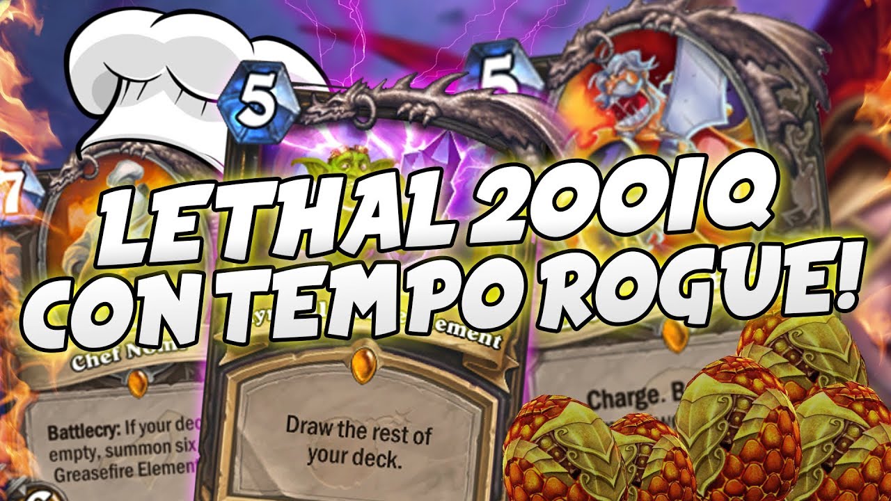 Lethal da 200 QI con il MIGLIOR TEMPO ROGUE! | Hearthstone Rise of Shadows