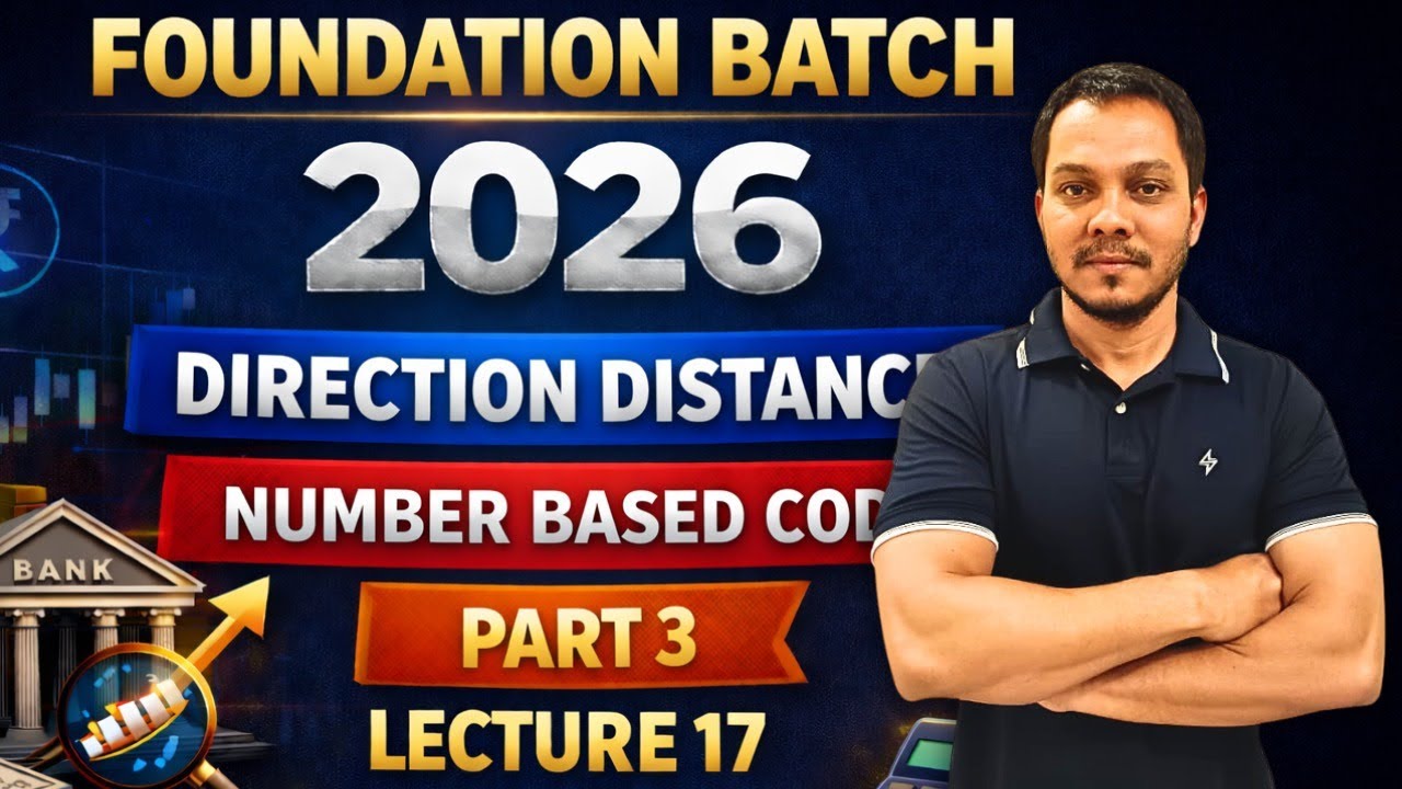 Direction & Distance Number Based Coded | Reasoning Foundation Batch 2026 | Banking Exams l Preadda 