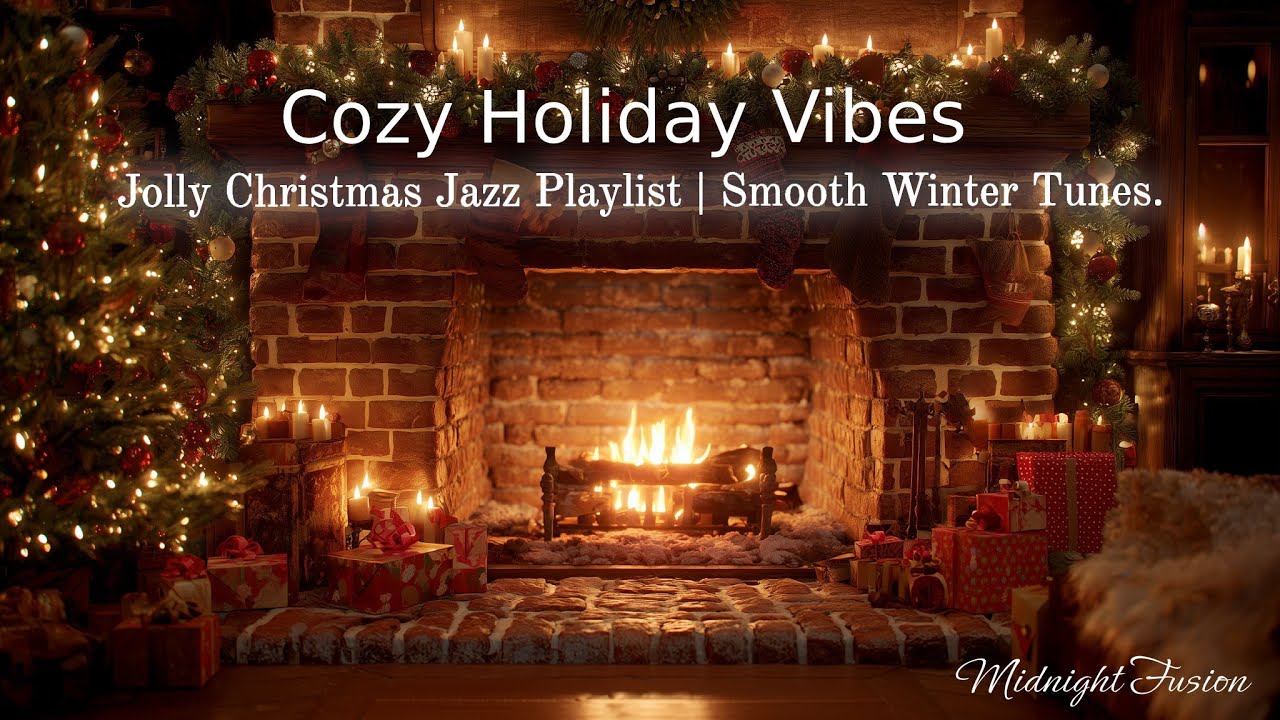 Jolly Christmas Jazz Playlist | Cozy Holiday Vibes | Smooth Winter Tunes