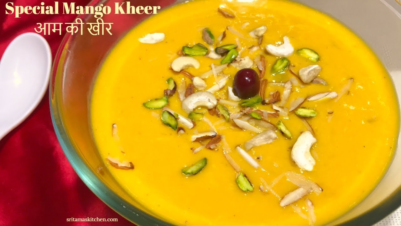 आम की स्वादिस्ट खीर बनाने का आसान तरीका-Aam Kheer-Aam Kheer In Hindi-Mango Kheer-Easy Mango Recipe