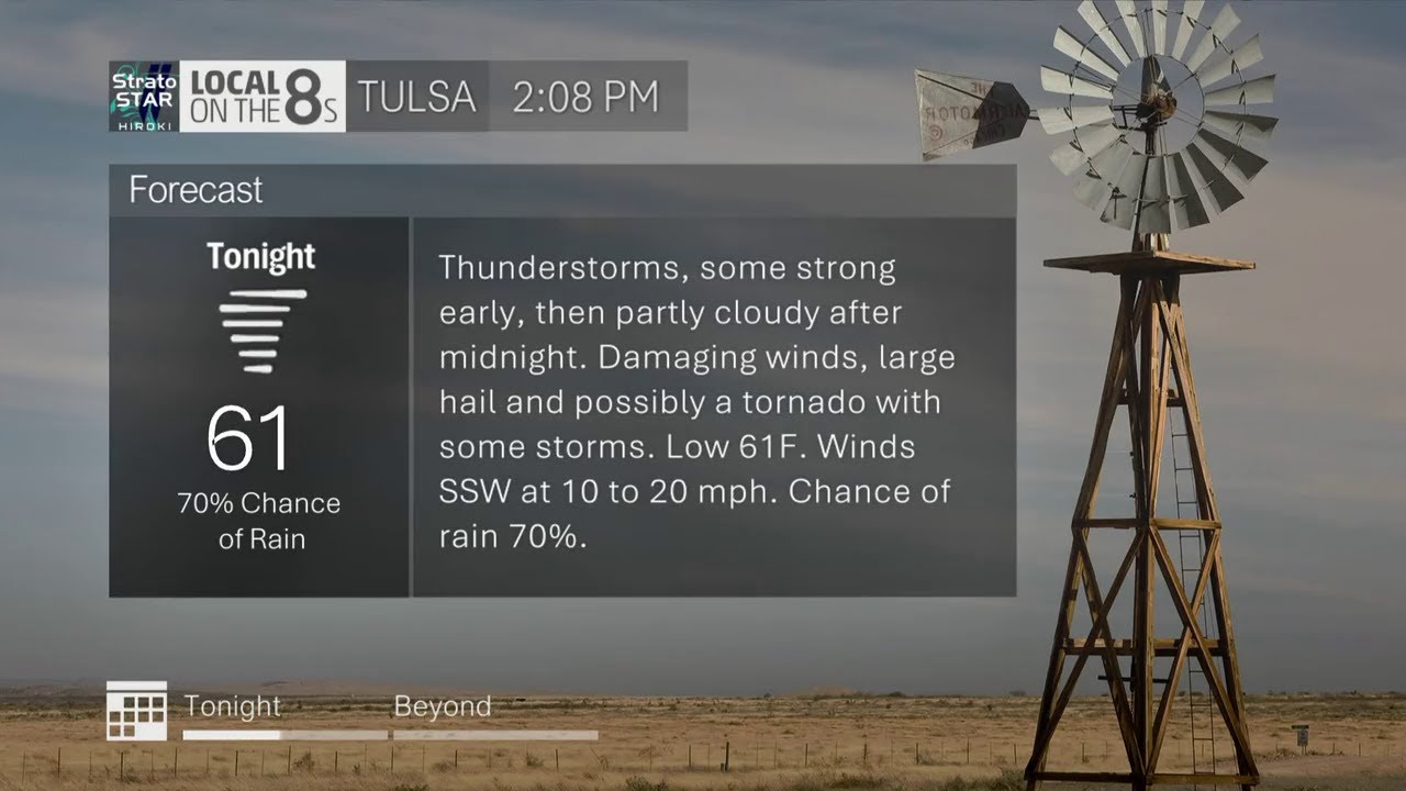 HD Local On the 8s - Tulsa OK - Severe Weather Risk - 5/19/25 1:08 PM LOCAL (CST)