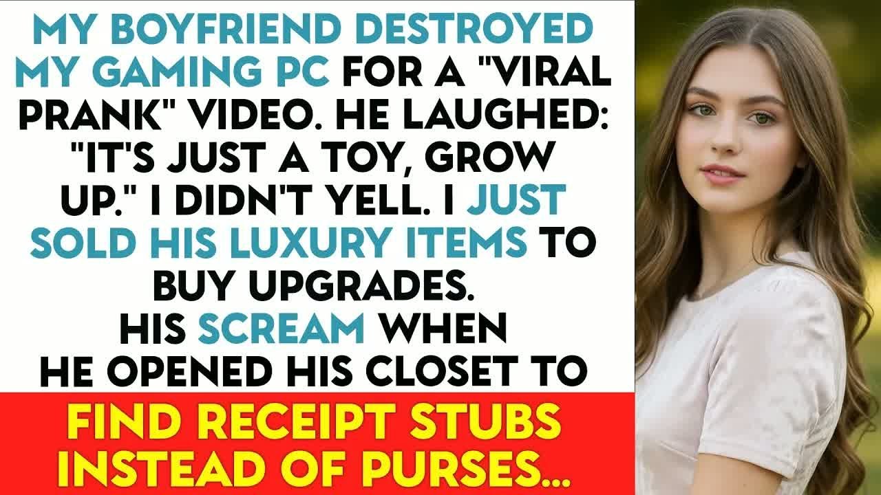 My Boyfriend Destroyed My Gaming PC For A ＂Viral Prank＂ Video. He Laughed： ＂It's Just A