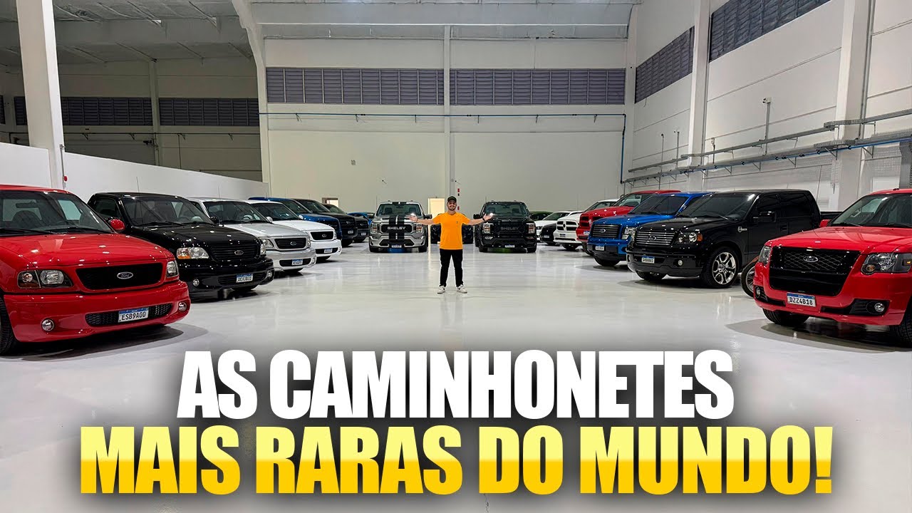 A COLEÇÃO PRIVADA DE CAMINHONETES MAIS INCRÍVEL DO BRASIL!