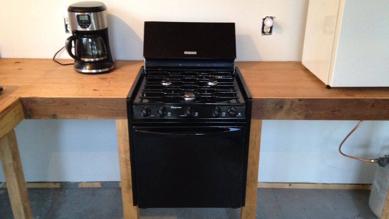 RV Stove Installation at the Cabin