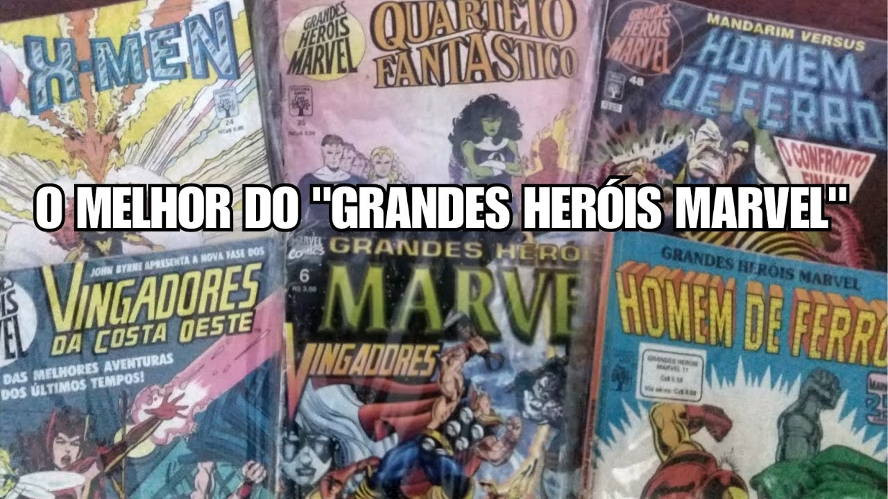 TOP 5 - Minhas Edições Favoritas de GRANDES HERÓIS MARVEL