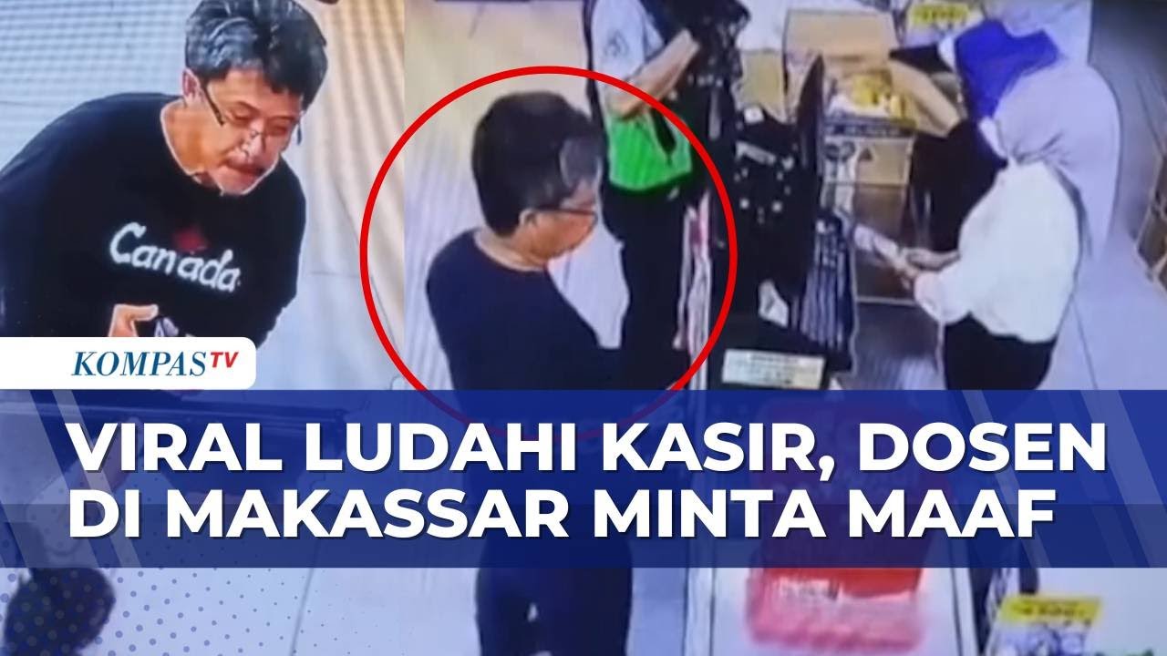 Viral Dosen di Makassar Ludahi Kasir Swalayan, Bantah Serobot Antrean & Ngaku Tersulut Emosi | BERUT