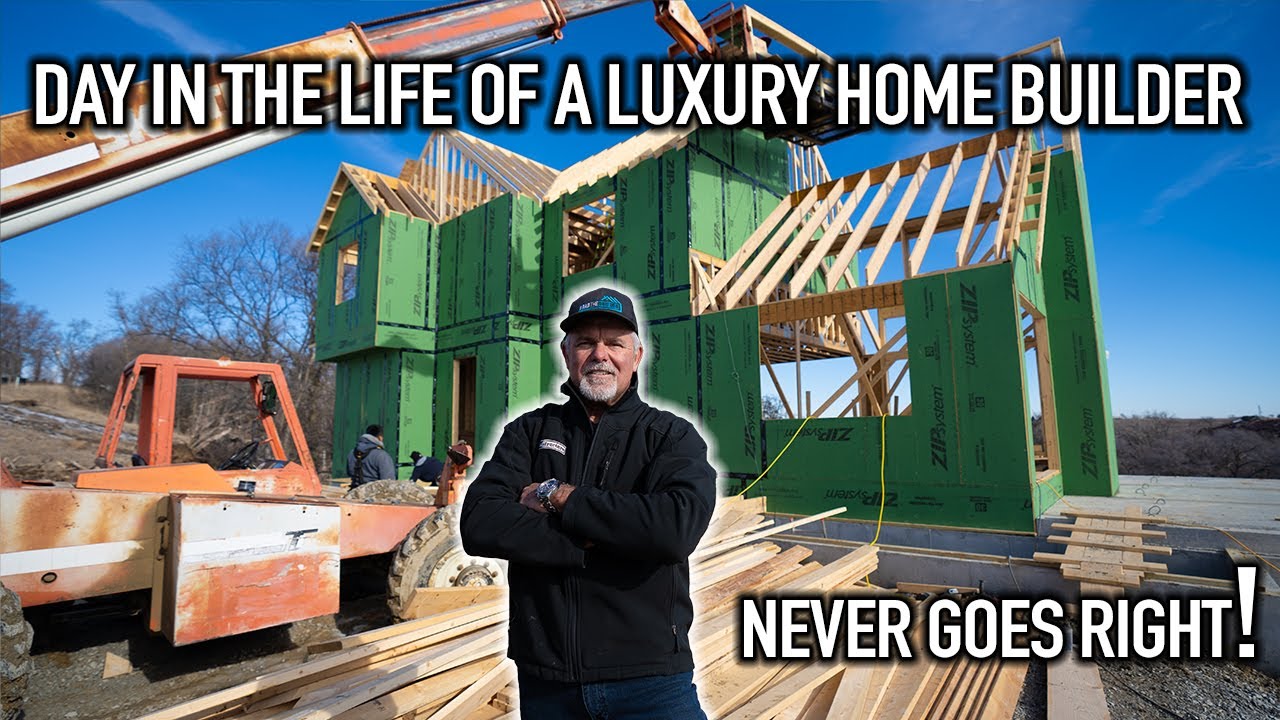 Day in the Life of a LUXURY Home Builder! (I Messed Up)