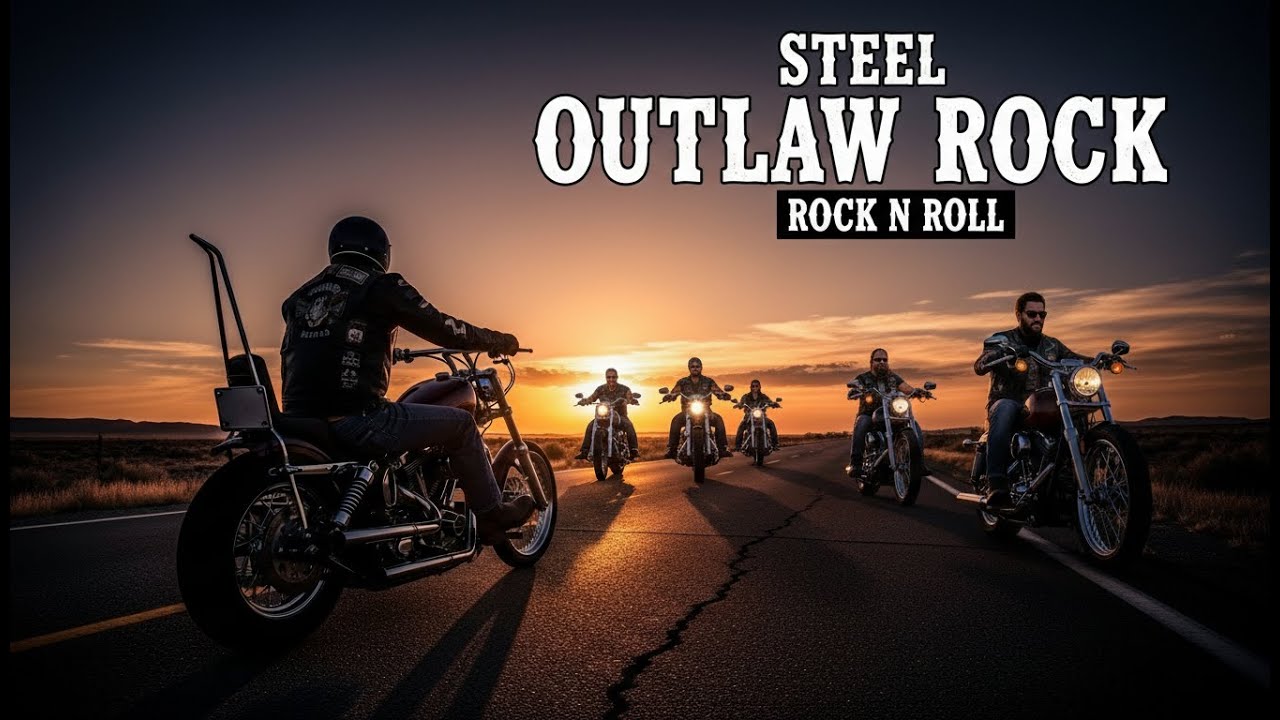 Steel Outlaw Rock 🎸 Thunder Road 🔥 Harley Riders & Outlaw Rock N Roll