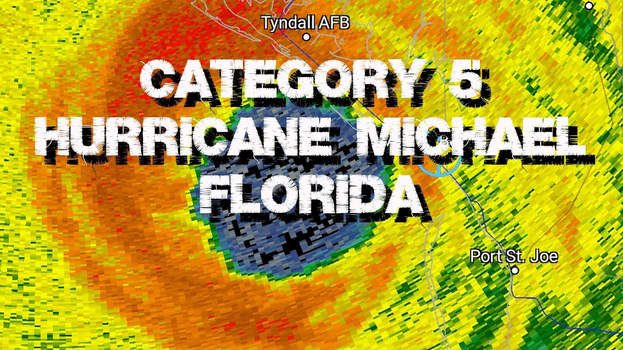 CAT 5 Hurricane Michael Landfall Mexico Beach, Florida October 10, 2018