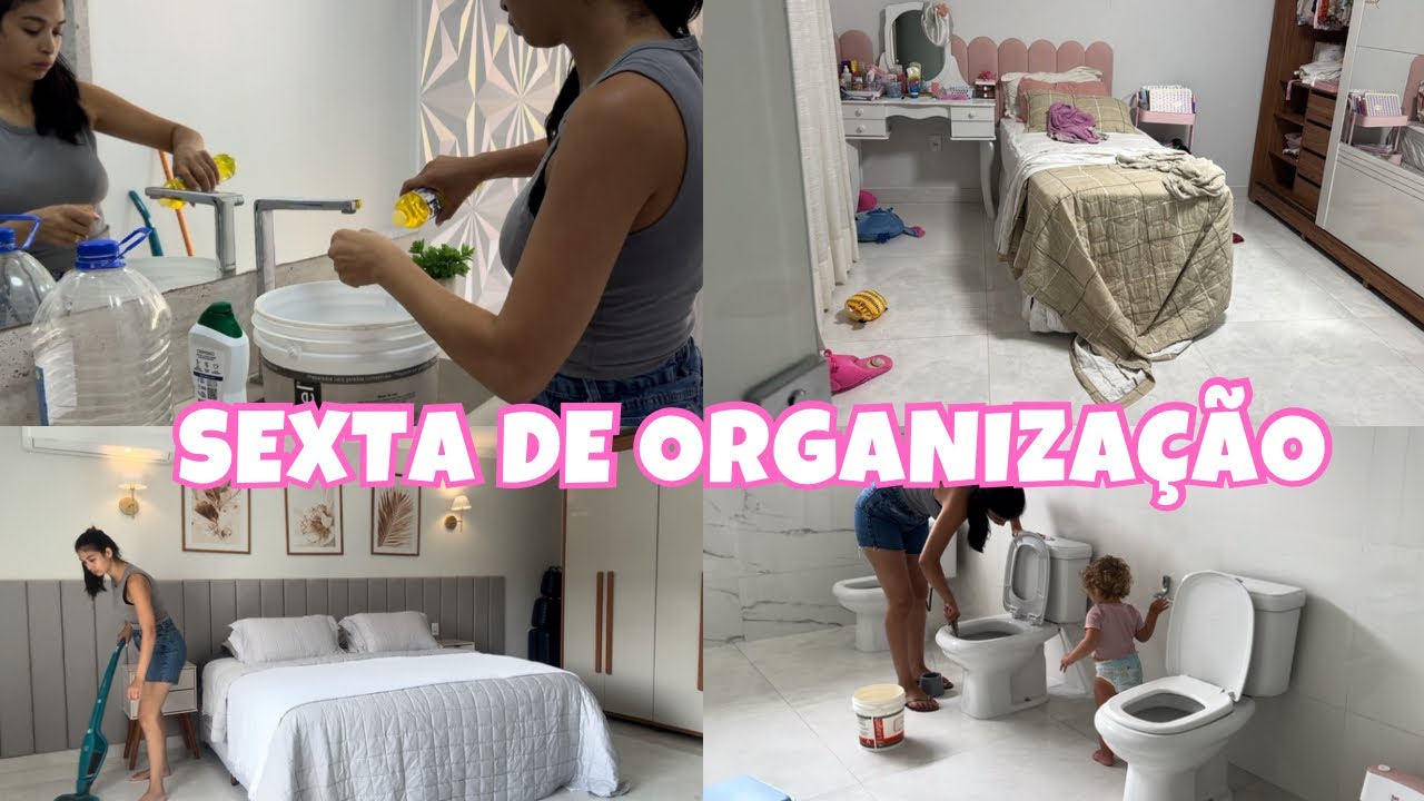 Sexta-feira de organização | Arrumando a casa antes do fim de semana