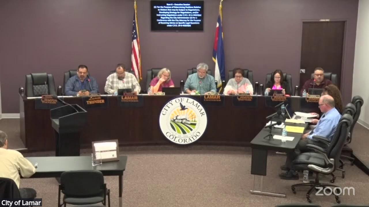 Lamar City Council Meeting 27 October 2025