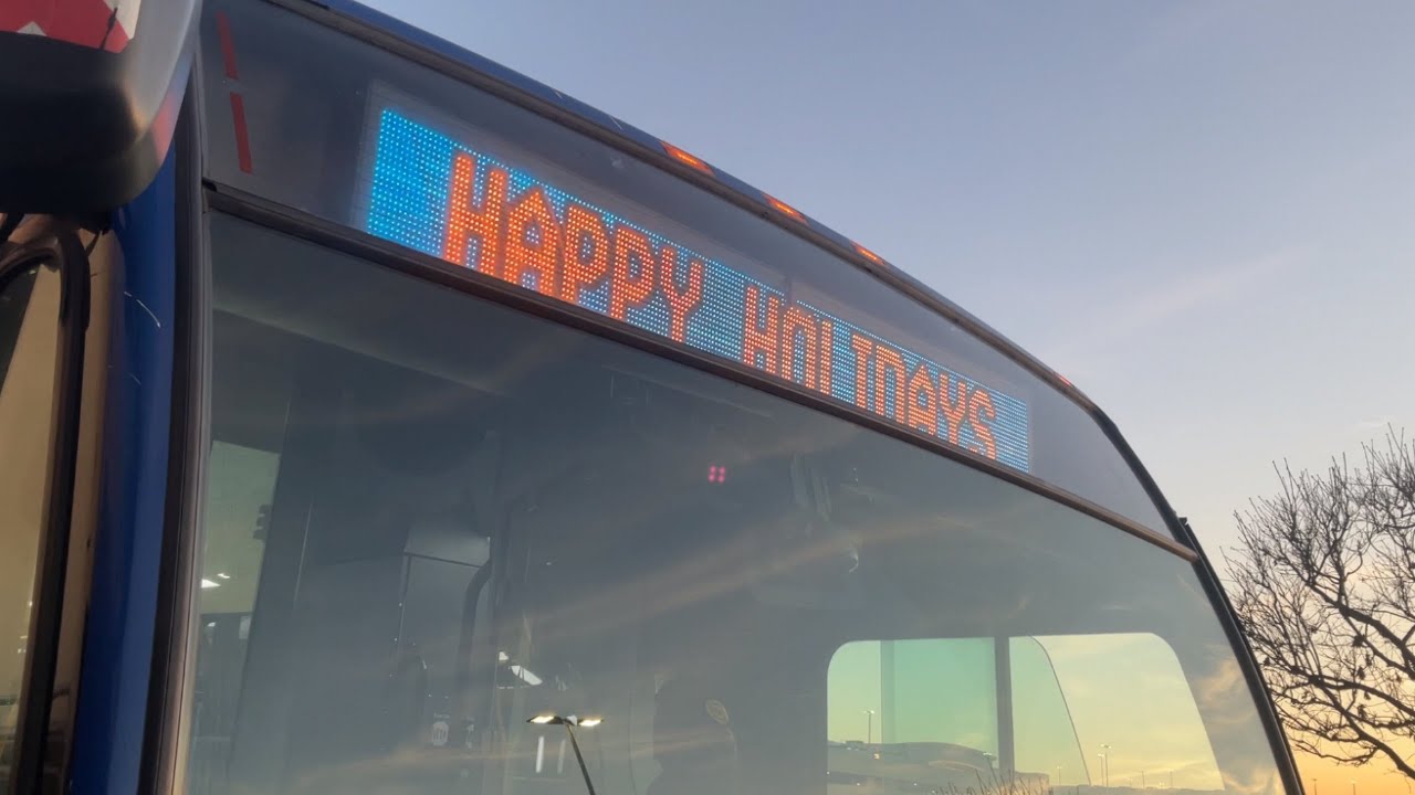 MTA Bus: Bx12 +SBS Ride from Mall At Bay Plaza to Bronx Zoo Holiday Lights (12/21/22)