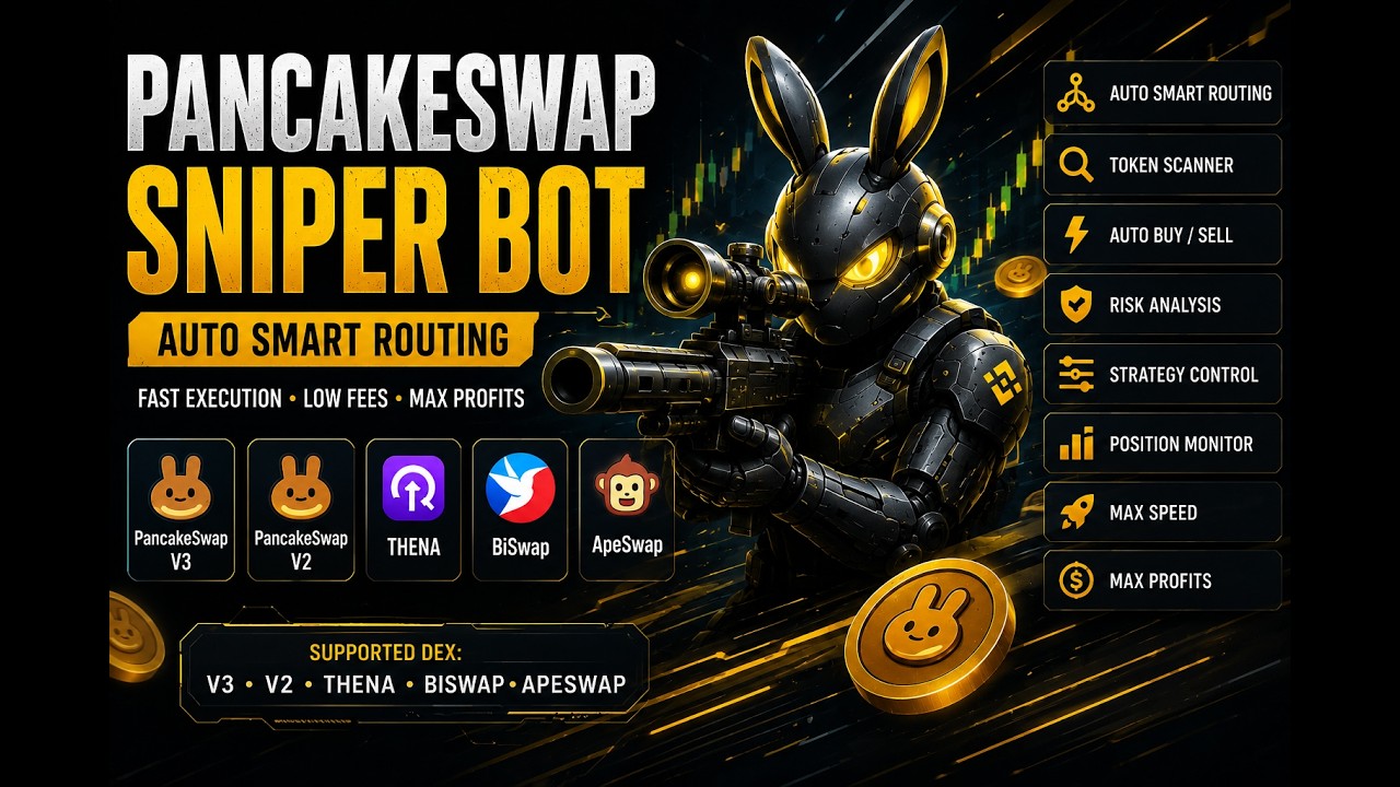 PANCAKESWAP SNIPER BOT &mdash; V2 + V3