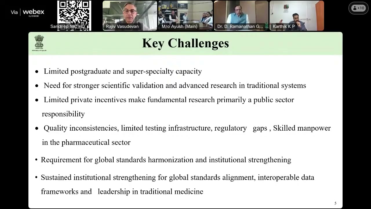 Breakout Session: Three New All - India Institutes of Ayurveda & AYUSH upgrades