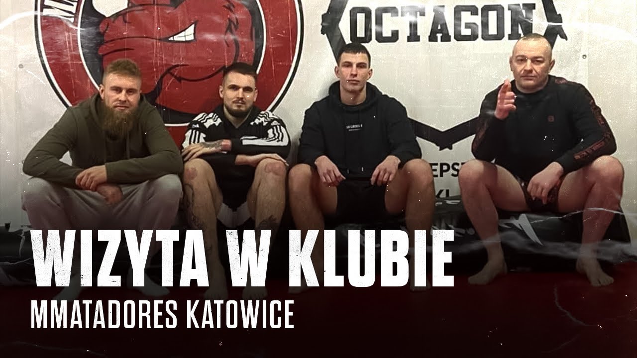 Odwiedziliśmy Klub MMATADORES Katowice Trener Tomasz Jeruszka przekazuje cenne rady swoim zawodnikom