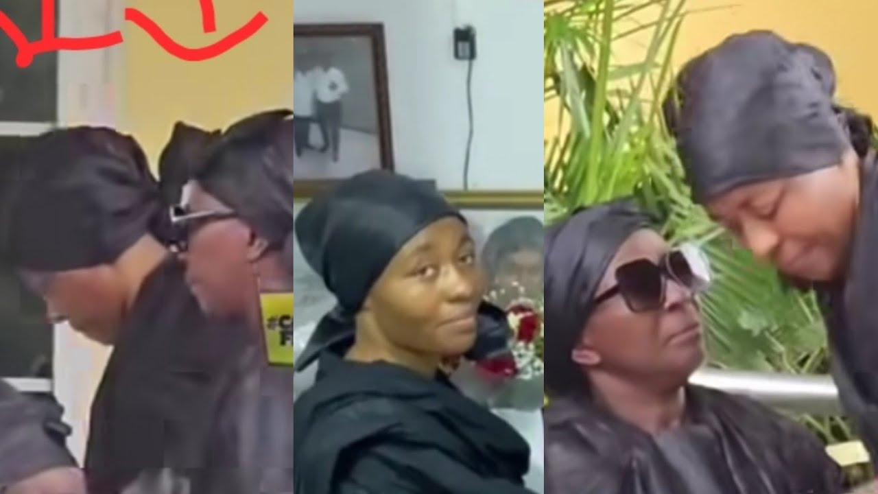 Wives of Daddy Lumba hugs each other 😭 