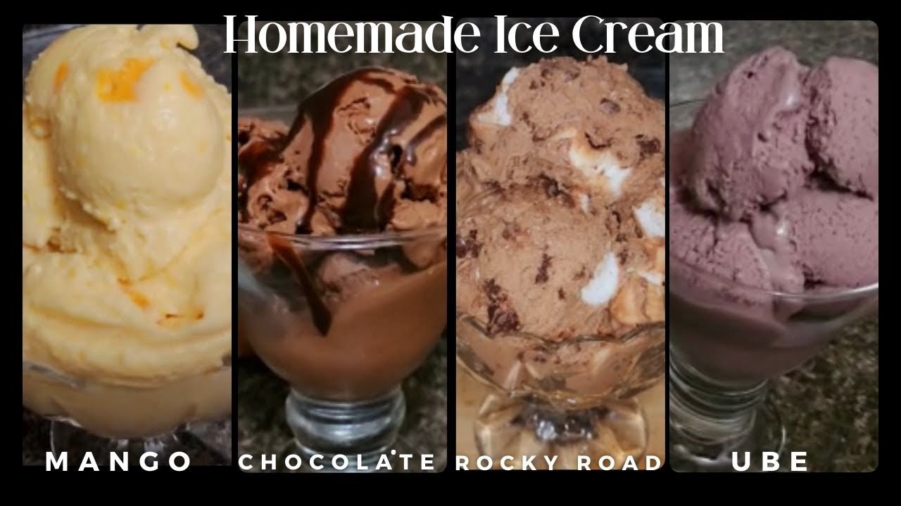 4 Ways Homemade Ice Cream || No Ice Cream Machine || Easy and Delicious Recipe ||@supermomcanada