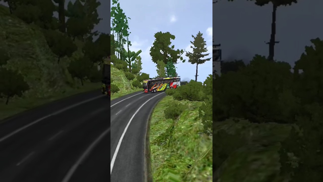 BUS MASS DRIVING FOR HILLS MAP 🗾 BUS SIMULATOR INDONESIA 💥 NAMMA BUS 