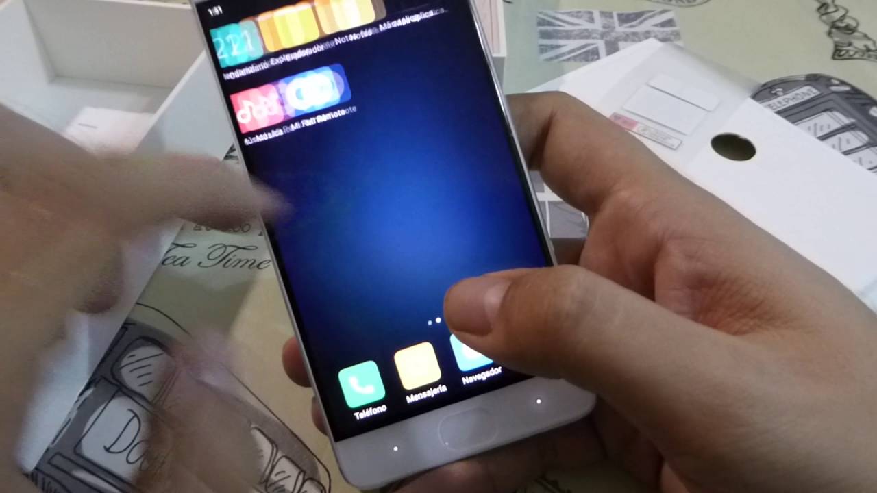 xiaomi mi5s.Unboxing y primer encendido en español