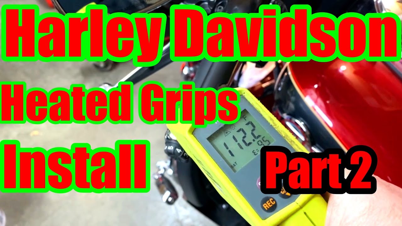 Harley Davidson Heated Grip Install Part 2