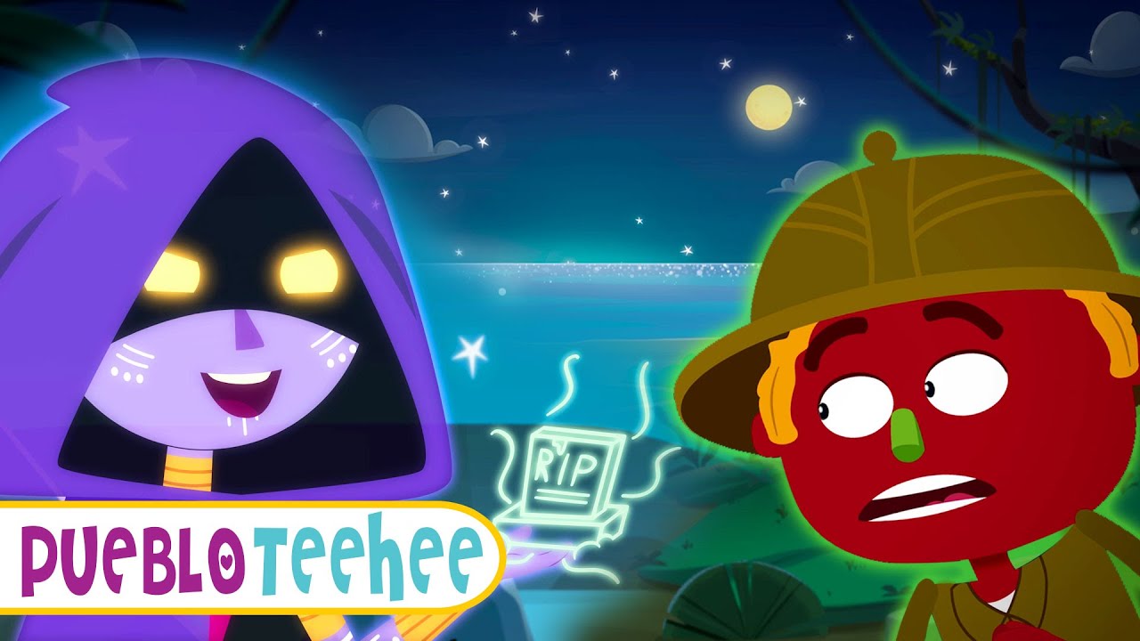 Por la Bah&iacute;a - Canci&oacute;n de Miedo Divertida con Mini y Len | Pueblo Teehee