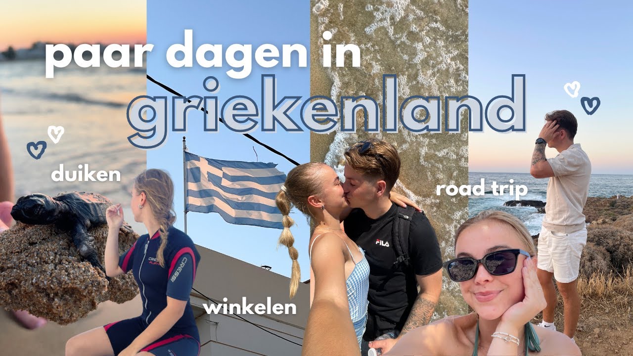winkelen, duiken en roadtrip in Griekenland (Chania, Kreta)🇬🇷🪸🌊| vlog