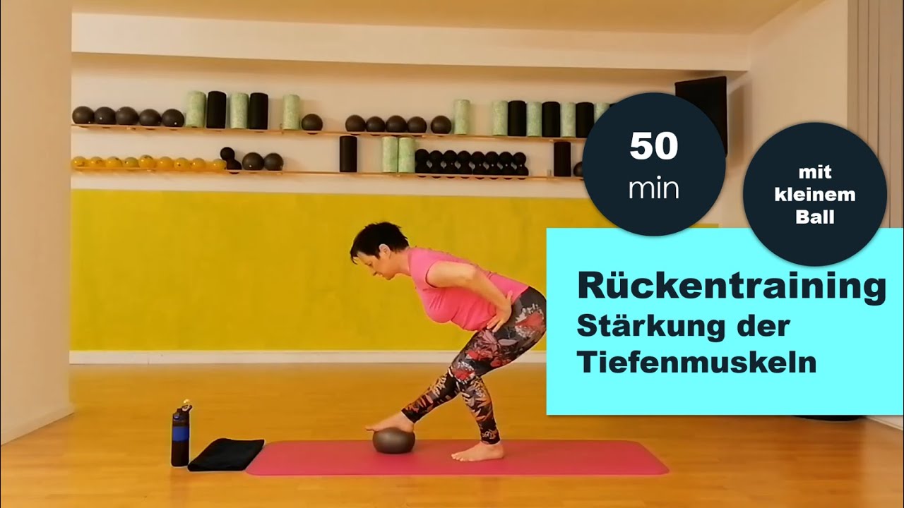 Rückentraining mit dem kleinen Ball